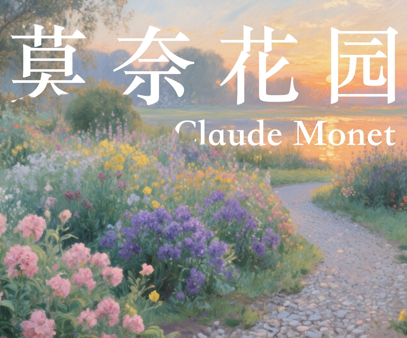 莫奈花園AI禮物，邂逅光與影的浪漫