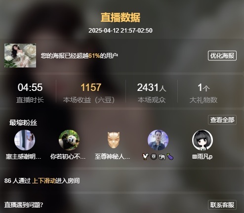 新人小怡BaBy的主播照片