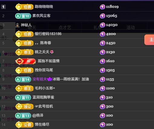 糧芯潮汐有你的主播照片
