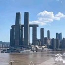 白云蓝天，蓝蓝青水湖