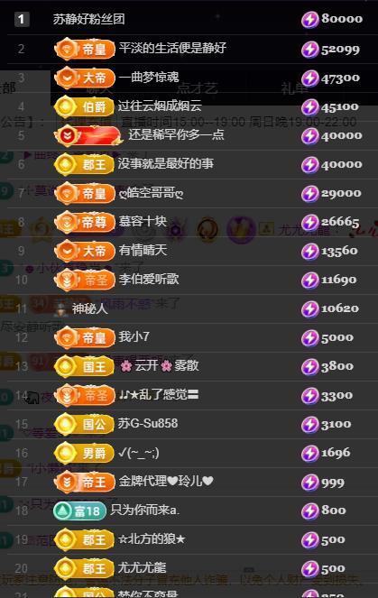 嘉瀚苏静好周六晚上播主播图片