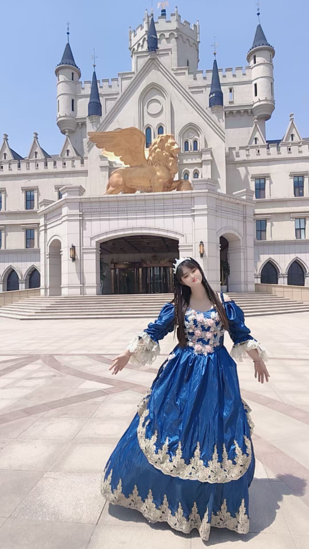 妞妞骑行中国的图片