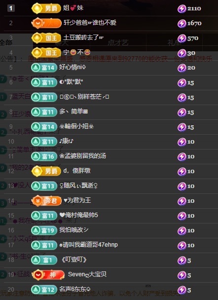 Sevenღ你七七呀主播图片