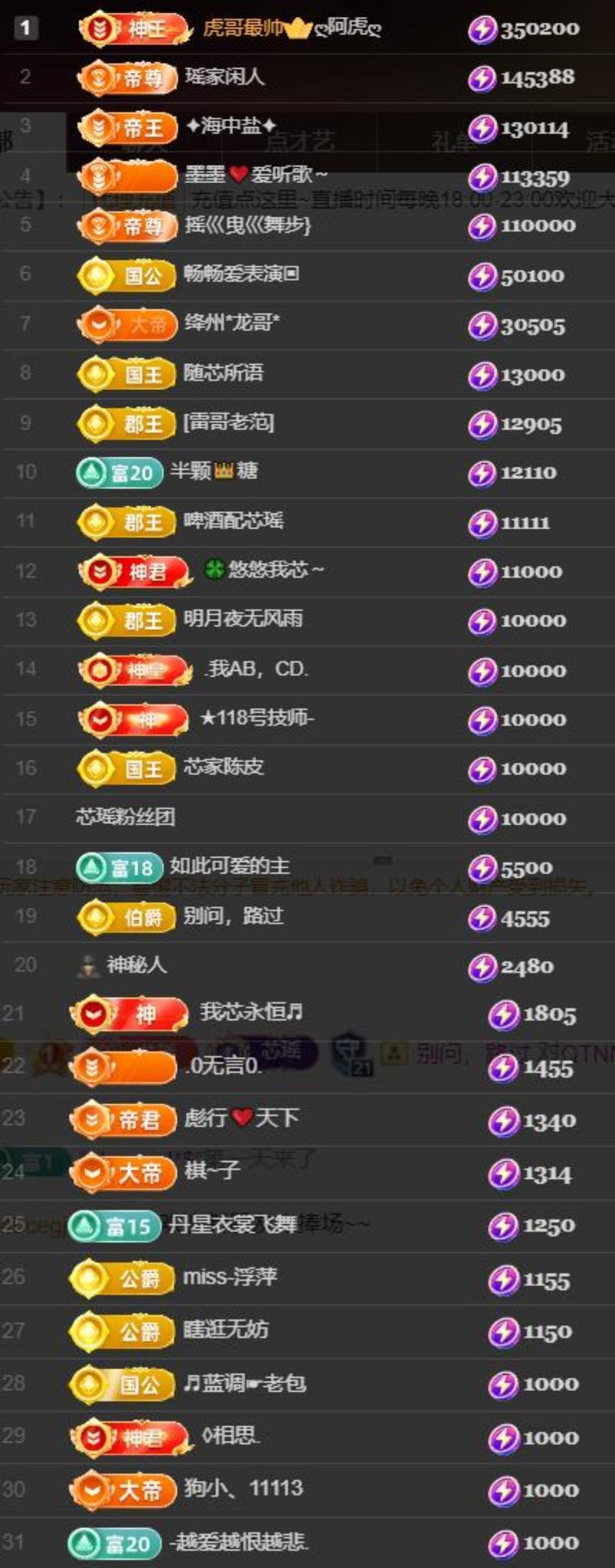 芯瑶❤️爱唱歌～主播图片