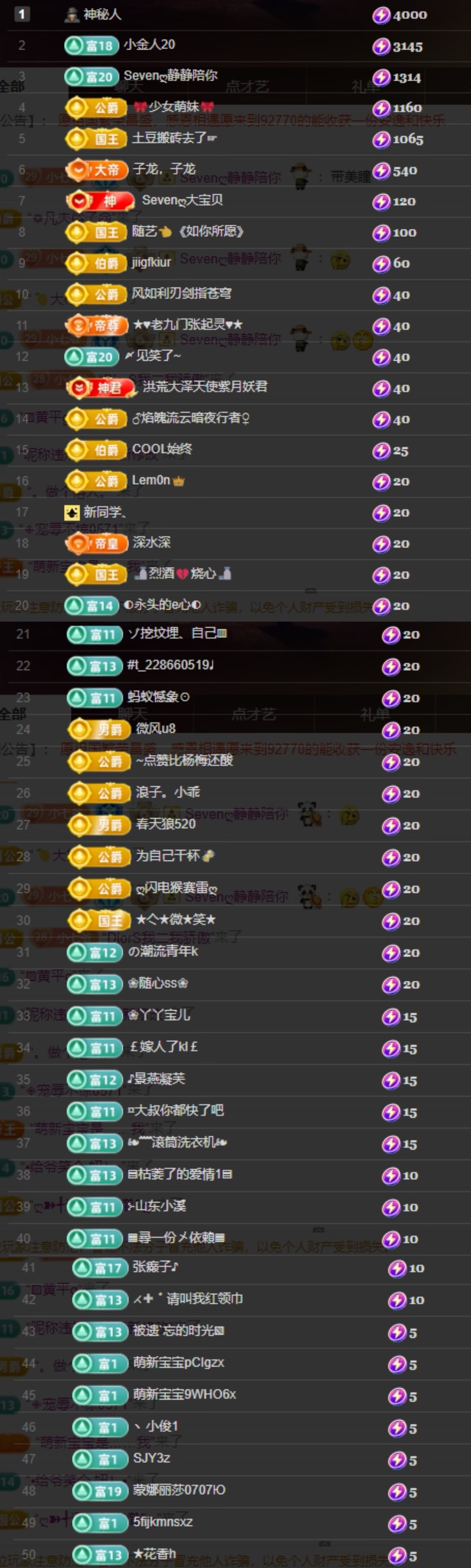 Sevenღ你七七呀主播图片