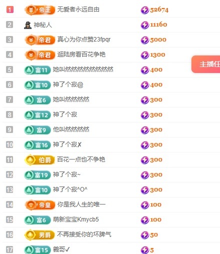 灵儿贺狼哥哥荣升郡王主播图片