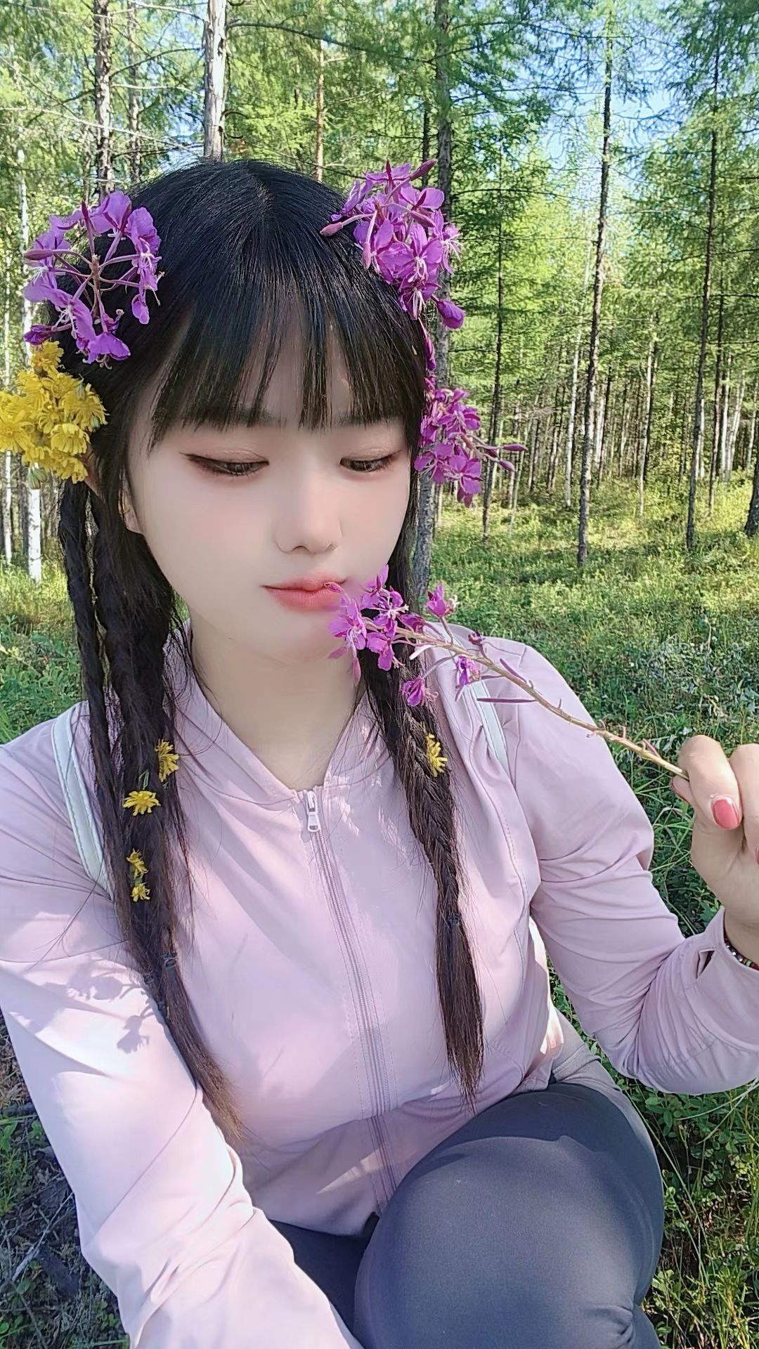 妞妞骑行中国的图片