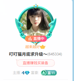 叮叮猫小苦瓜主播照片