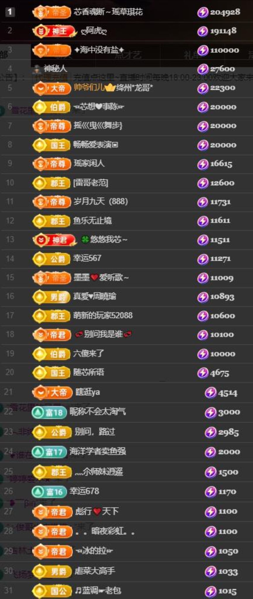 芯瑶❤️爱唱歌～主播图片