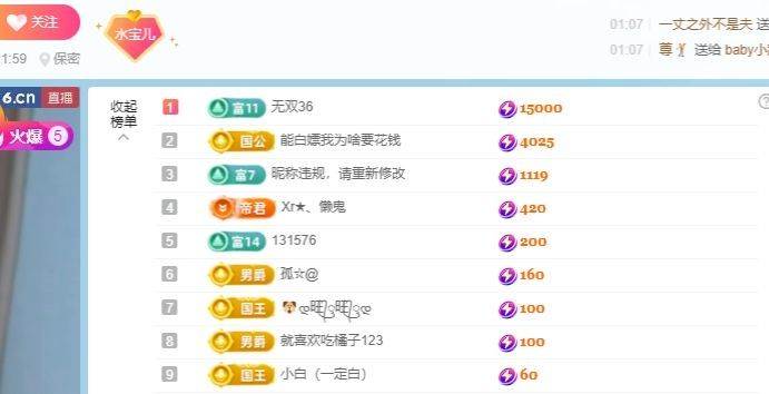 小水欸“求守护”主播图片