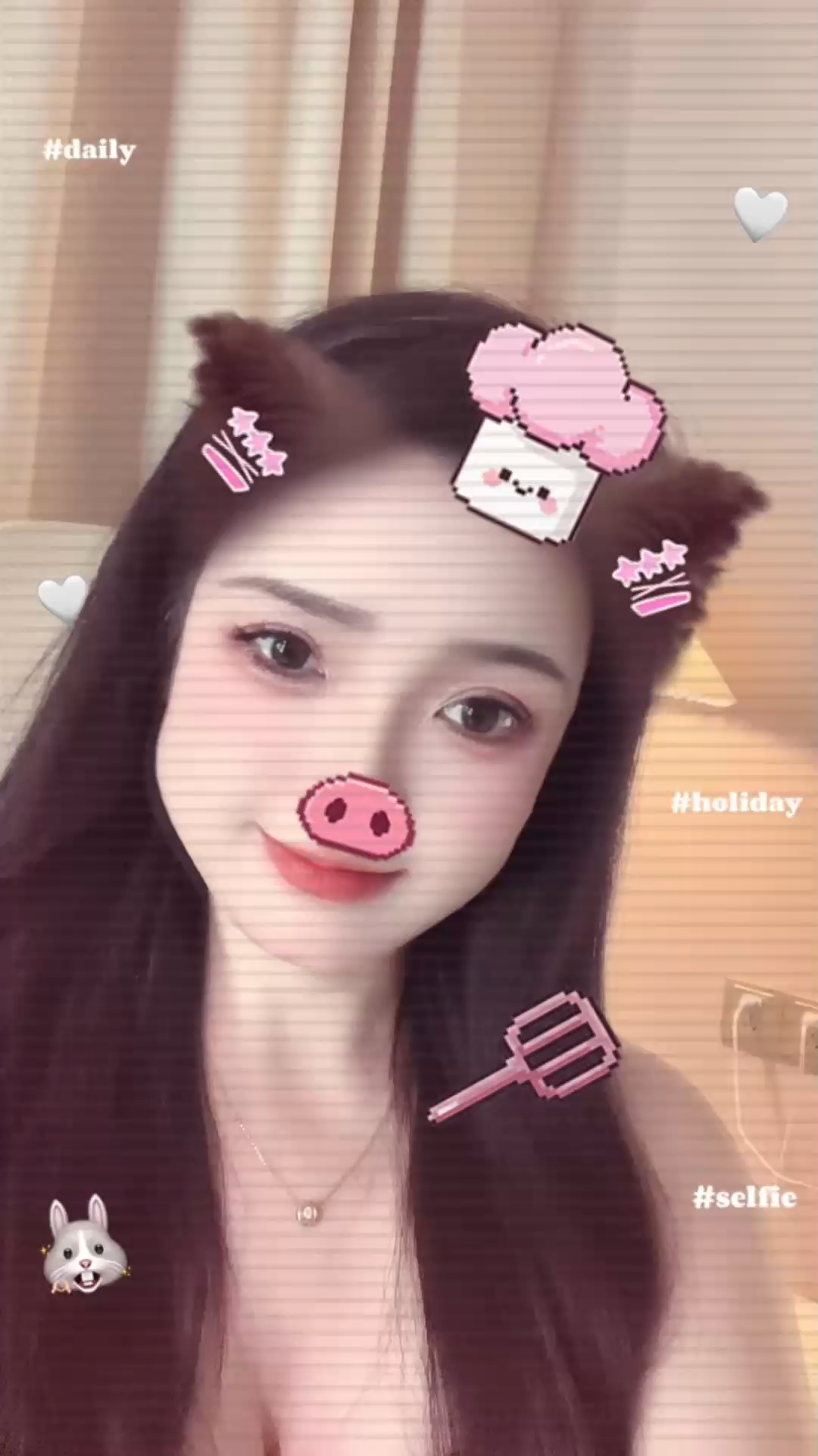 别问，问就是在臭美/