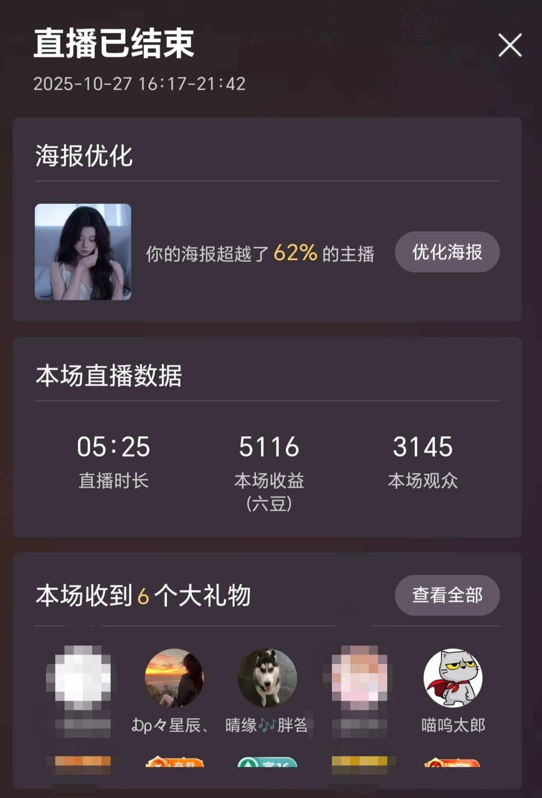 海克斯。主播图片