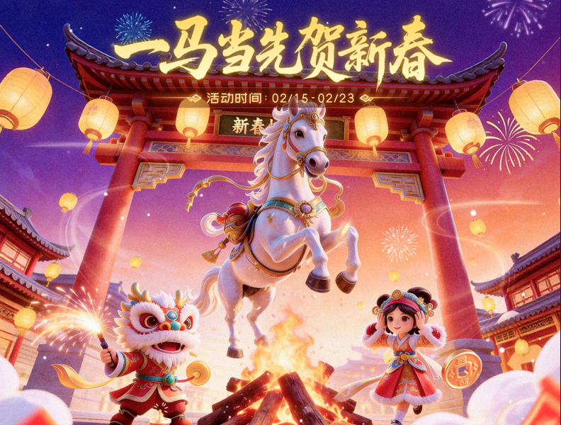 【一马当先贺新春】这个春节来六间房就对了！