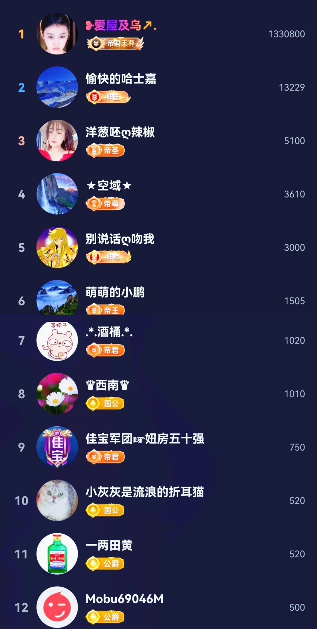 玲儿贺我爱哥帝君天尊主播图片