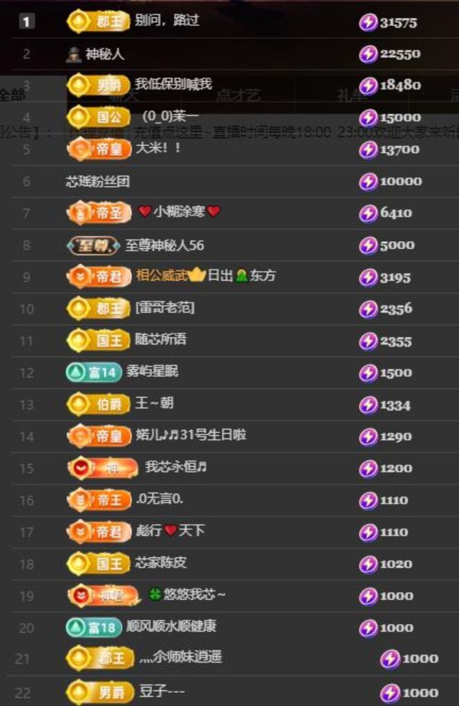 芯瑶❤️爱唱歌～的主播照片