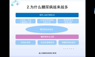 聂文涛糖尿病微课堂：糖尿病为什么越来越多？