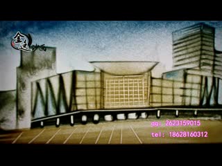 万达广场爱情 沙画求婚