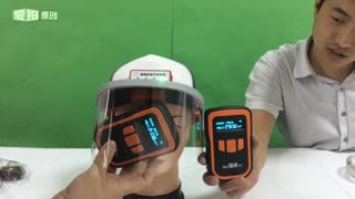 通过霾表测试“霾克星”的净化效果