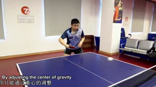 《乒乓球训练日记》第7集：反手近台连续发力拨_教学视频（中英文）