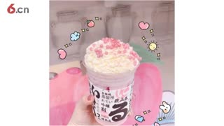 花月遥奶茶绝妙饮品，吃一口就喜欢上了