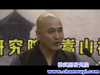 1释德建禅师致辞纪念少林禅武医一代宗师行性禅师座谈会