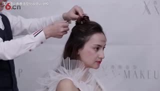 香香造型化妆学校发型视频2