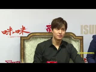 李敏镐成都宣传有问必答 中文大喊火锅好吃