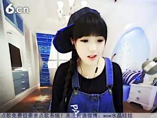 六间房热门视频呆萌女主播☜★水晶娃娃☞