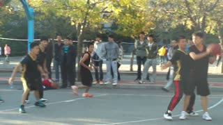 沈阳大学信息工程学院班际篮球赛部分比赛现场实录视频（五）