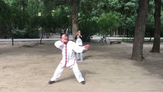 八极拳 周礼老师演示不同角度 包头武术系列