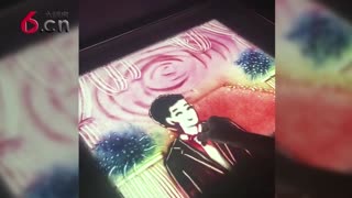 沙画演绎 从青春到白头偕老 1606721