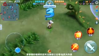 王者荣耀里的赵云你说难操作？《仙灵大作战》这个简单多了