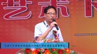艺术下乡传承文明交流活动在广灵昕冉大道隆重举行