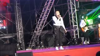 肖丫丫携带第一花乐队《假如有一天》参加舞协演出