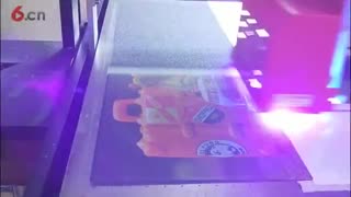 南京上优泽万能uv平板喷绘机-磨砂纸打印